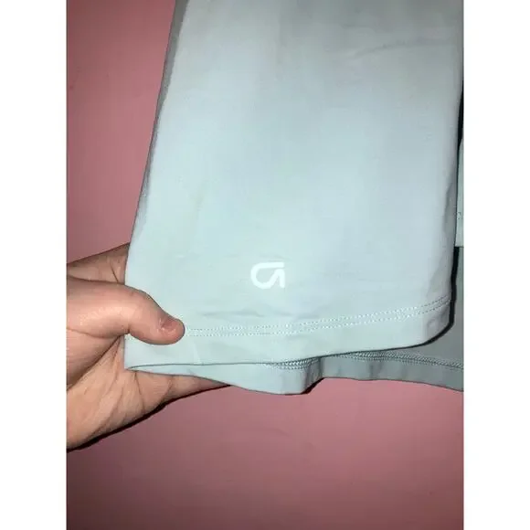 Gap Baby Blue Athletic Criss Cross Back Athletic Tank With Built In Bra Size M - Picture 3 of 5